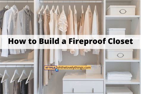 how to fireproof a closet